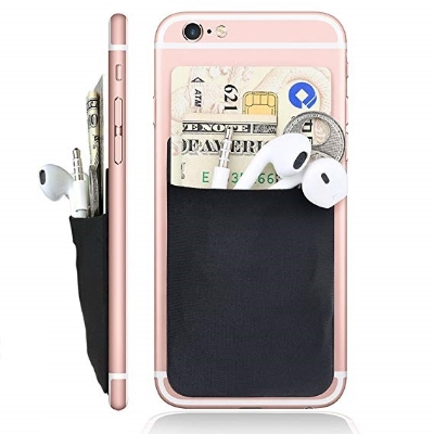 Picture of Silicone PVC table place card holder case credit id card holder for Phone - Multicolour