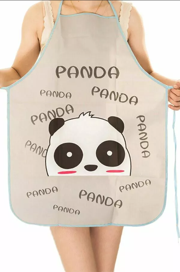 Picture of PANDA Waterproof Apron Kitchen Restaurant Cooking Bib Aprons