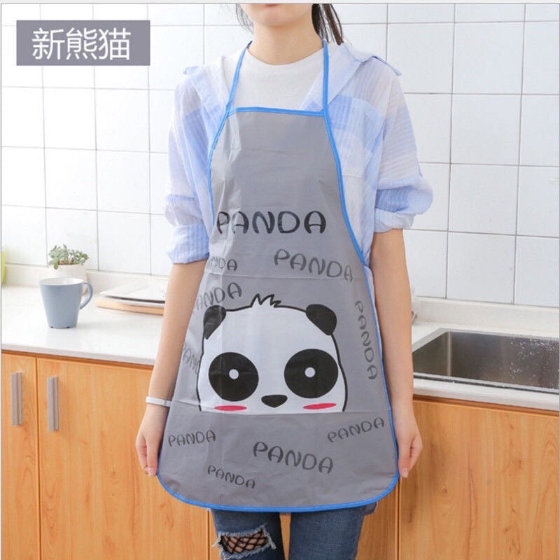 Picture of PANDA Waterproof Apron Kitchen Restaurant Cooking Bib Aprons