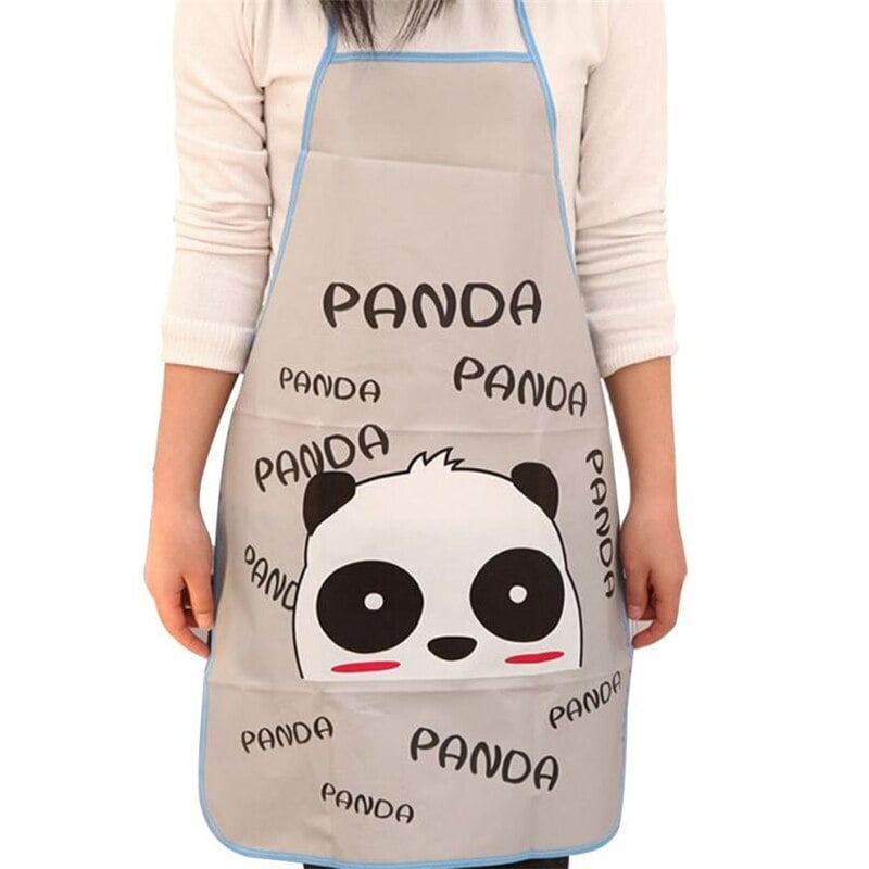 Picture of PANDA Waterproof Apron Kitchen Restaurant Cooking Bib Aprons