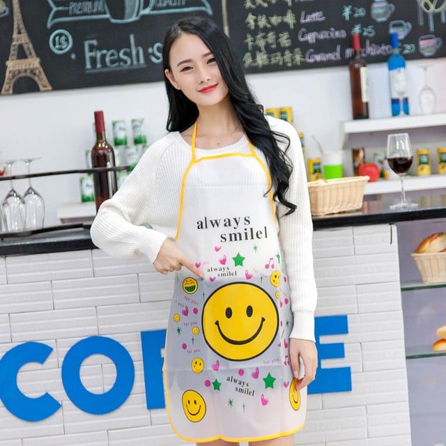 Picture of Oil Proof wipeable waterproof kitchen Apron