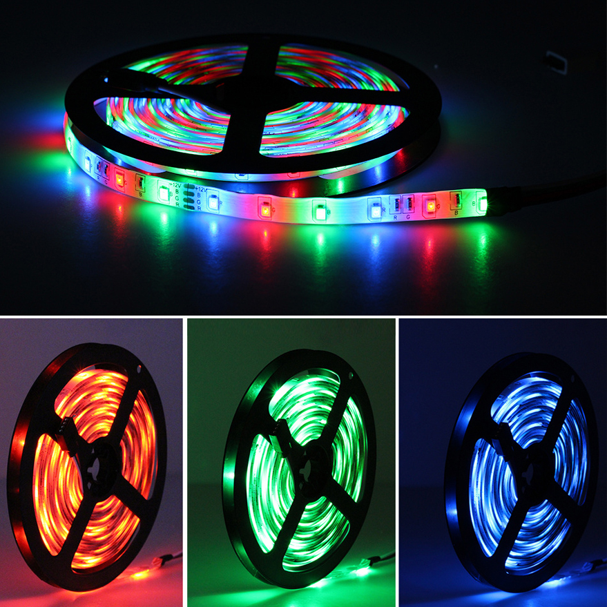 Picture of RGB Led Strip Light 2835 - 16 Feet Long 300 LEDs-Multicolor