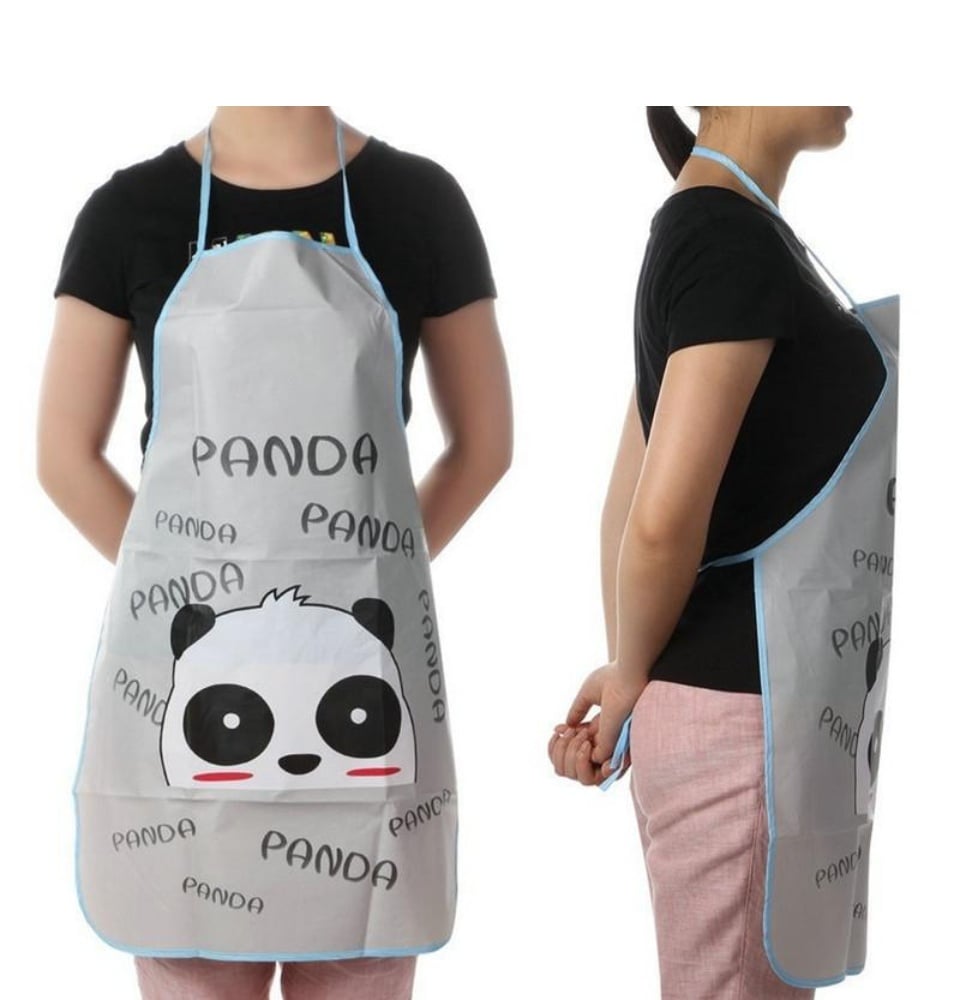 Picture of Oil Proof wipeable waterproof kitchen Cute Emoji Apron