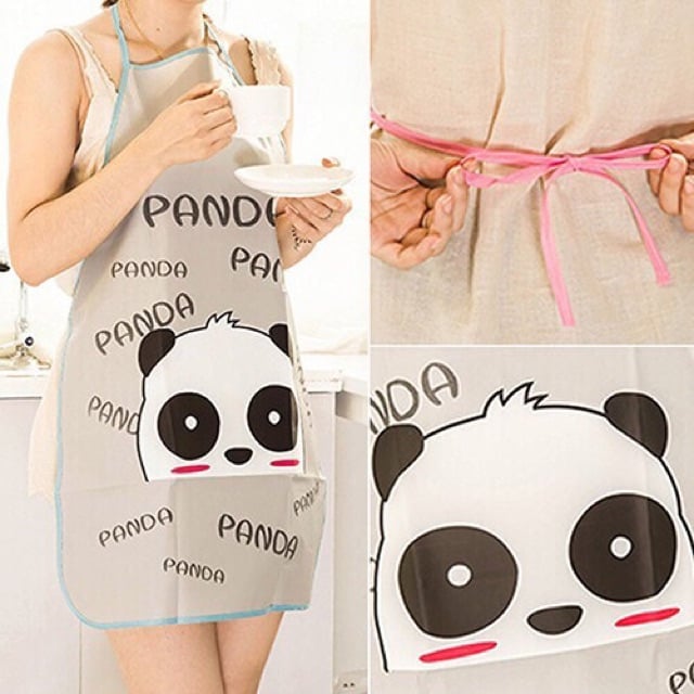 Picture of Oil Proof wipeable waterproof kitchen Cute Emoji Apron