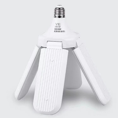 Picture of Home Energy Saving High Brightness Pendant Light Foldable Fan Blade LED Garage Light New-White