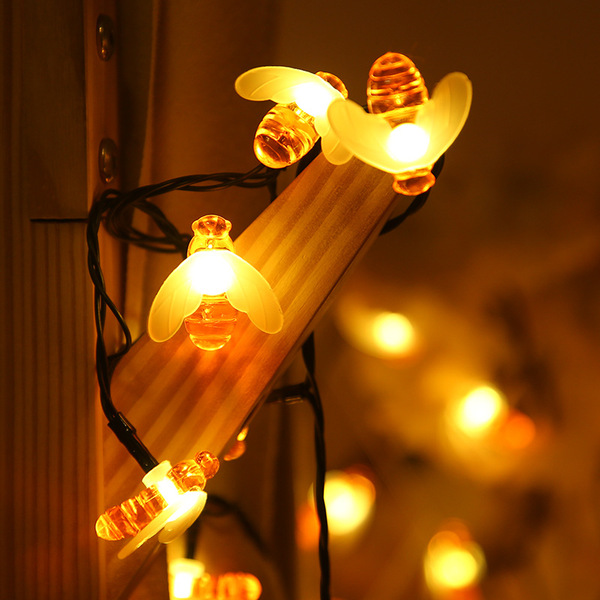 Picture of Honey bee warm white Fairy Lights_ Decorative Fairy Lights 20 pieces set party light - Fairy Lights - Room Decoration Light-Gold