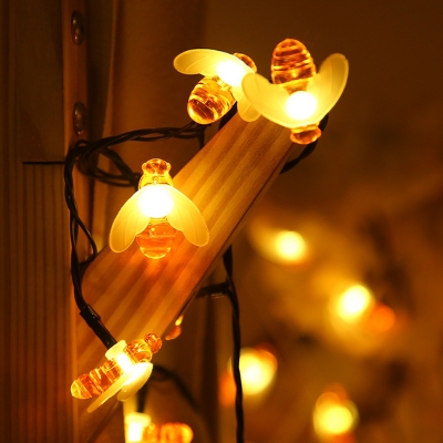 Picture of Honey bee warm white Fairy Lights_ Decorative Fairy Lights 20 pieces set party light - Fairy Lights - Room Decoration Light-Gold