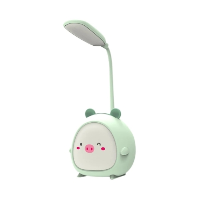 Picture of Desk Lamp Multi-purpose Eye-protection Adorable Household Mini Three-gear USB Lamp for Reading Desk Lamps Indoor Lighting-Green