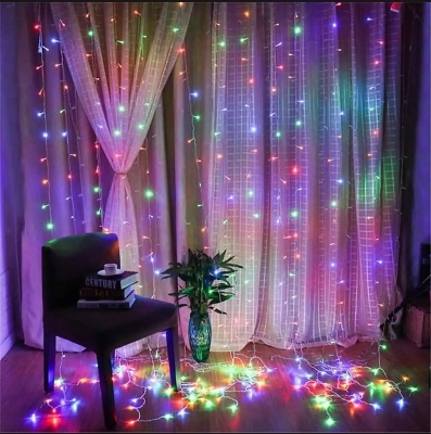 Picture of Fairy Decorations Light Multicolor Light 80 LED 27 Feet Home Decorative  Weeding Festival Party Water Proof LED Light-Multicolor