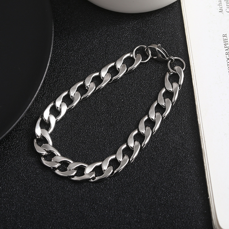 Picture of Stainless Steel Chain Bracelets For Man - Silver