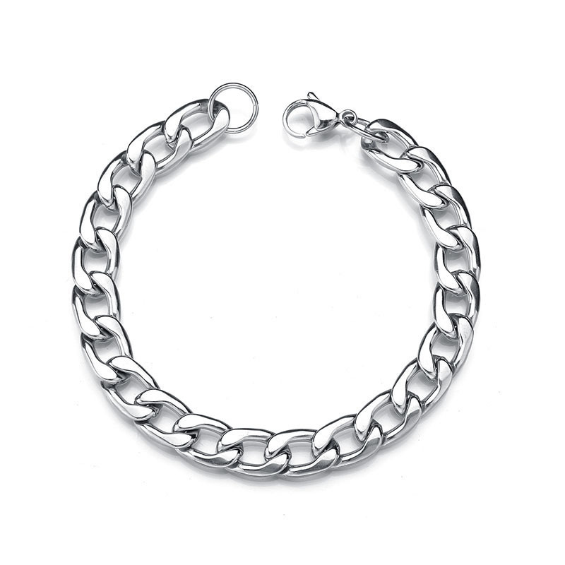 Picture of Stainless Steel Chain Bracelets For Man - Silver