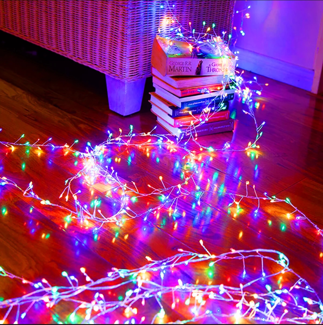 Picture of Fairy Decorations Light Multicolor Light 80 LED 27 Feet Home Decorative  Weeding Festival Party Water Proof LED Light-Multicolor
