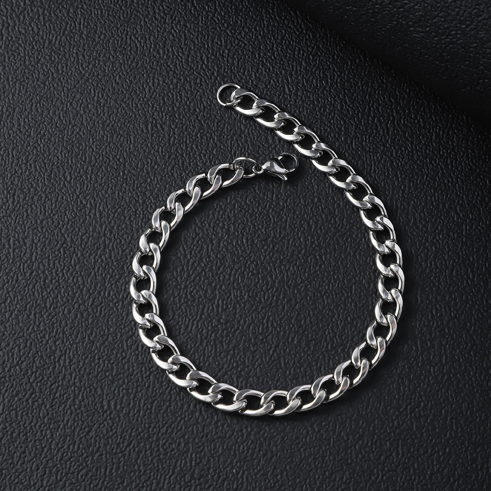 Picture of Stainless Steel Chain Bracelets For Man - Silver