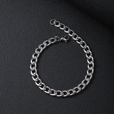 Picture of Stainless Steel Chain Bracelets For Man - Silver