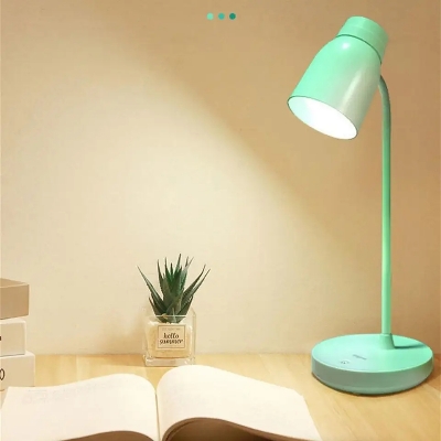 Picture of LED Desk Lamp USB Rechargerable Modern Table Lamp Multi-Function Eye Protection College Dorm Bedroom Learning Study Light-Green