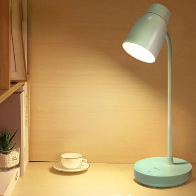 Picture of LED Desk Lamp USB Rechargerable Modern Table Lamp Multi-Function Eye Protection College Dorm Bedroom Learning Study Light-Green