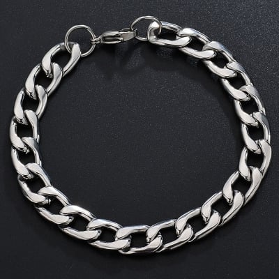 Picture of New Fashion Romantic Bracelet For Men - Silver