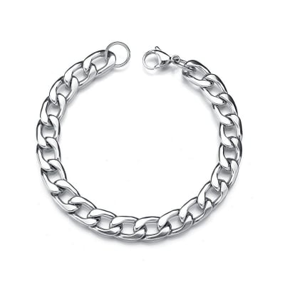 Picture of New Fashion Romantic Bracelet For Men - Silver