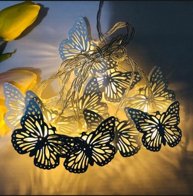 Picture of 20LED Fancy Butterfly Fairy String Lights for Decoration fairy light-Gold