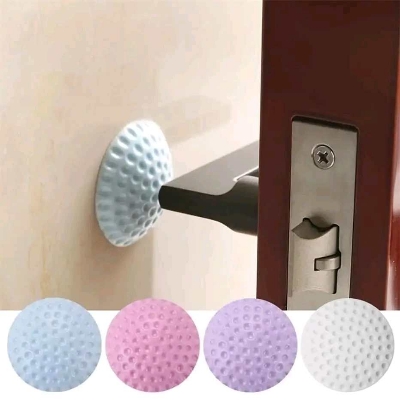 Picture of Soft Silicone Rubber Door Safety Pad / Adhesive Pad Door & Wall Safety Guard 1 Pcs