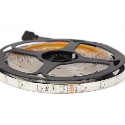 Picture of 12V LED Light Strip 2835 RGB Set Colorful Color Changing 60 Lights 5 Meters 12V1A Adapter Light Strip-Multicolor