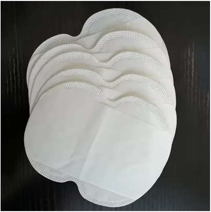 Picture of Underarm Sweat Pads for Women Armpits Adhesive Disposable Dress Guards Non Visible Secret Sweat Block - White