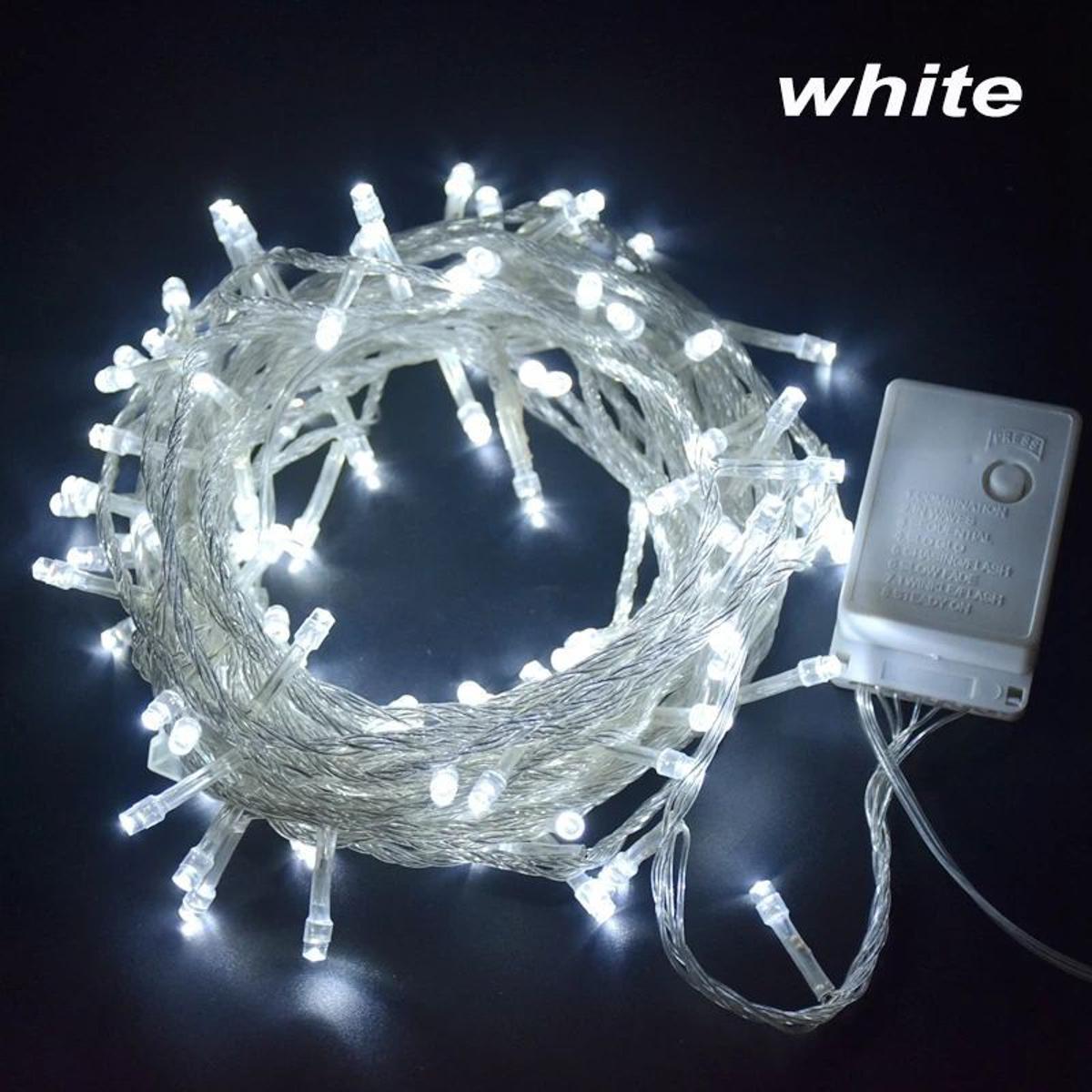 Picture of 8 Moods 27 Feet 80 LED Sting Fairy Light-White