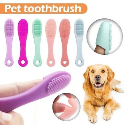 Picture of Dog & Cat Toothbrush, Soft Silicone Dog Finger Toothbrush, Cat Toothbrush, Dog Teeth Cleaning, Pet Finger