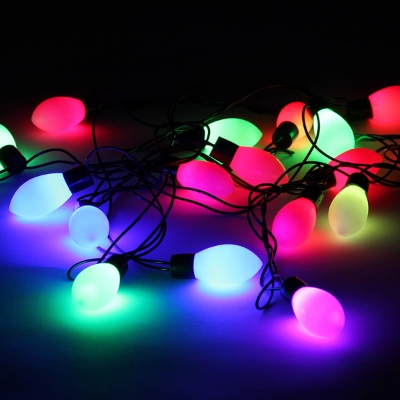 Picture of LED olive Shaped String Fairy Lights Multicolor - Room Decor