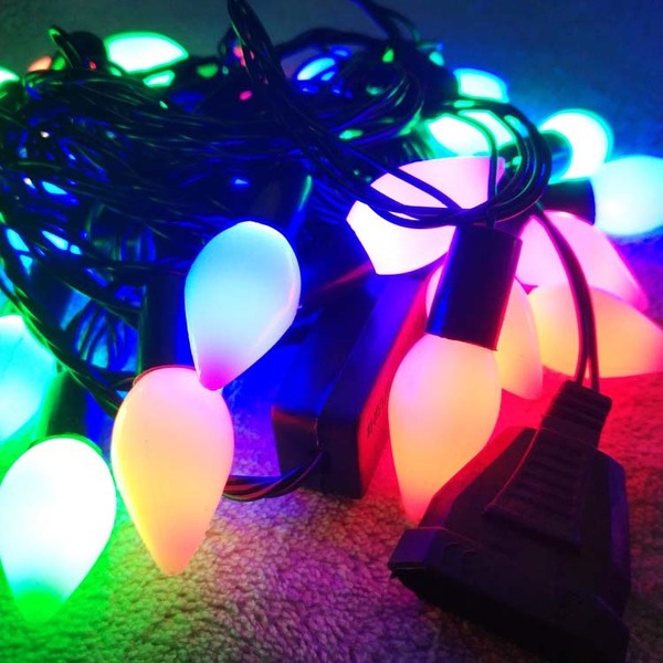 Picture of LED olive Shaped String Fairy Lights Multicolor - Room Decor