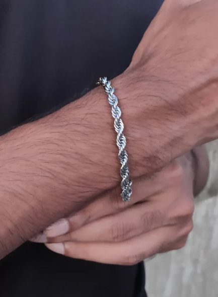 Picture of Hip Hop Bracelet for Men - Silver