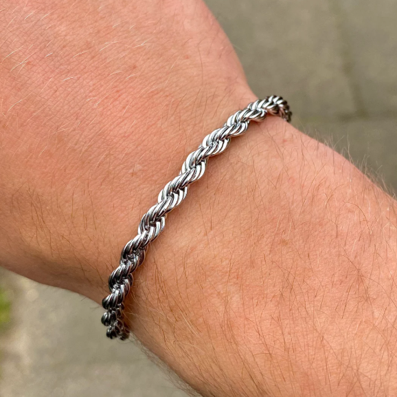 Picture of Hip Hop Bracelet for Men - Silver