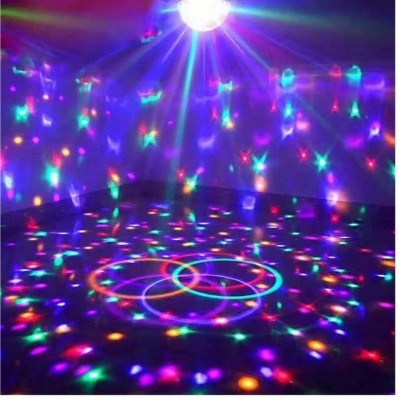 Picture of 360 Degree LED Rotating Bulb Magic Disco Light for Party/Home/Diwali Decoration-Multicolor