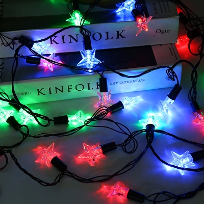 Picture of 28 LED Star String Fairy Lights -  Multicolor-Multicolor