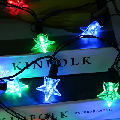 Picture of 28 LED Star String Fairy Lights -  Multicolor-Multicolor