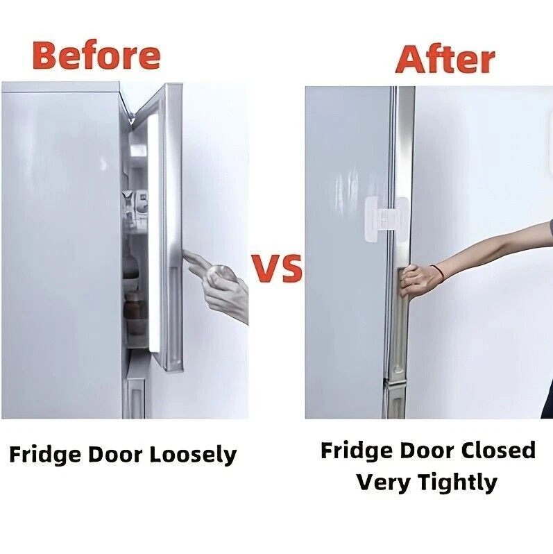 Picture of Children Secure Fridge Freezer Lock, Home Security Protection - Cabinet Locks & Straps