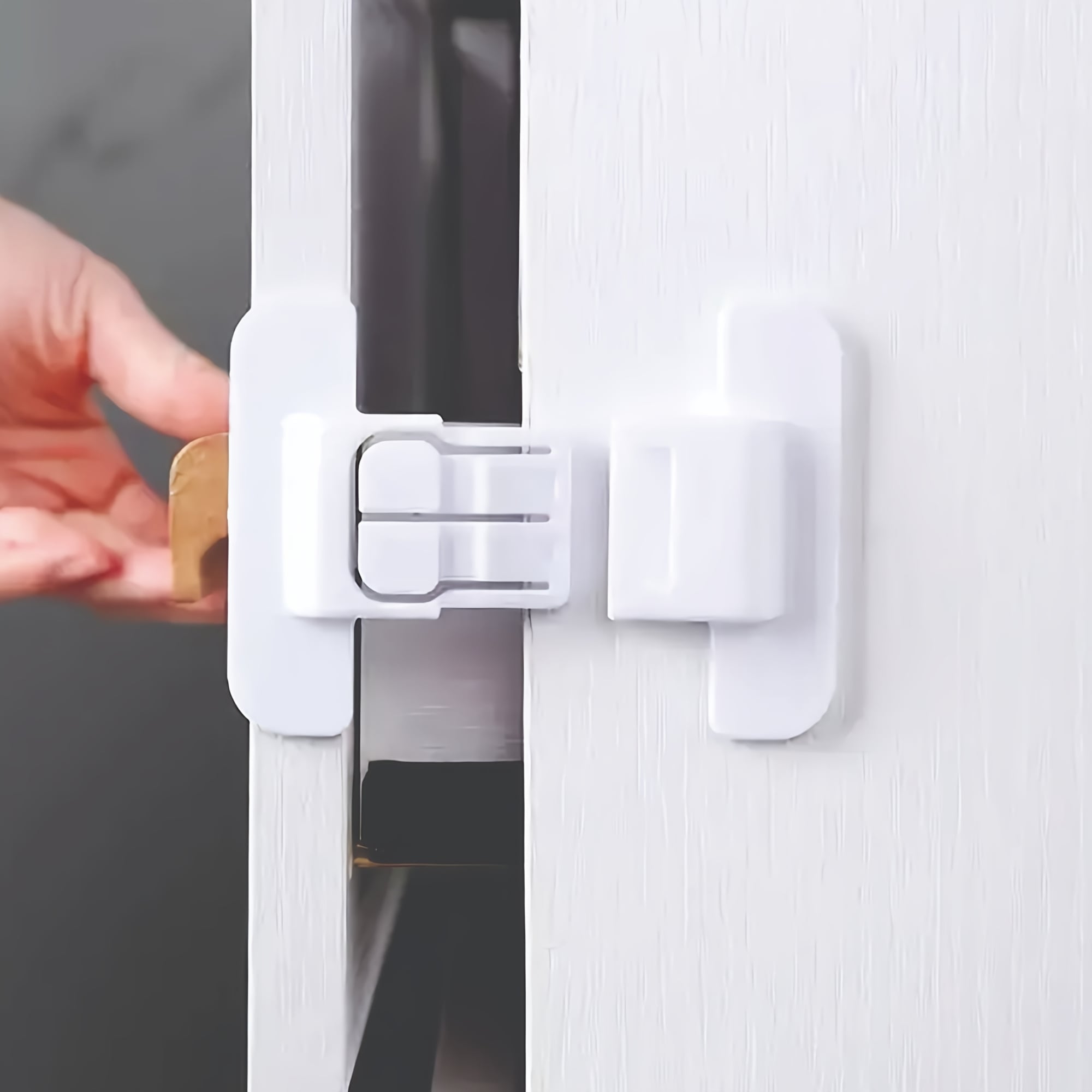 Picture of Multi-Functional Refrigerator Safety Lock, Children Secure Fridge Freezer Lock, Home Security Protection - Cabinet Locks & Straps - First Deal