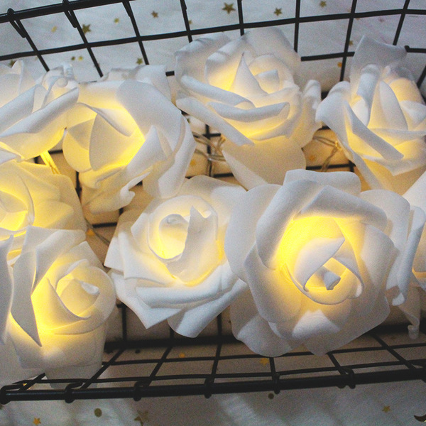 Picture of 80 psc Led Golden Rose Flash String Fairy Light (25 Feet Length)-Gold
