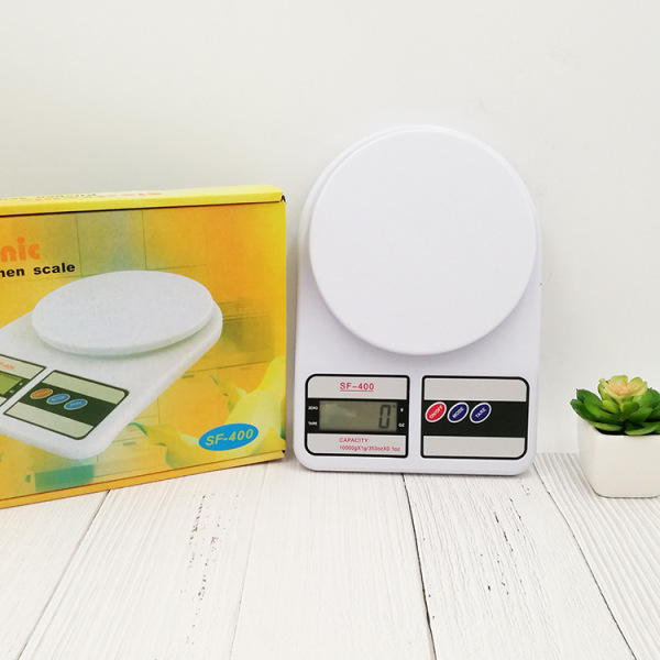 Picture of kitchen scale 10kg electronic scale household accurate gram weight small baking food scale-Off White