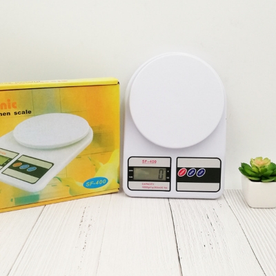 Picture of kitchen scale 10kg electronic scale household accurate gram weight small baking food scale-Off White