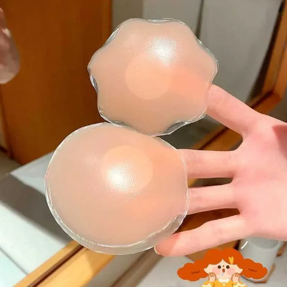 Picture of Woman Washable Breast Pad - 2pcs Washable Breast Pad - Neutral