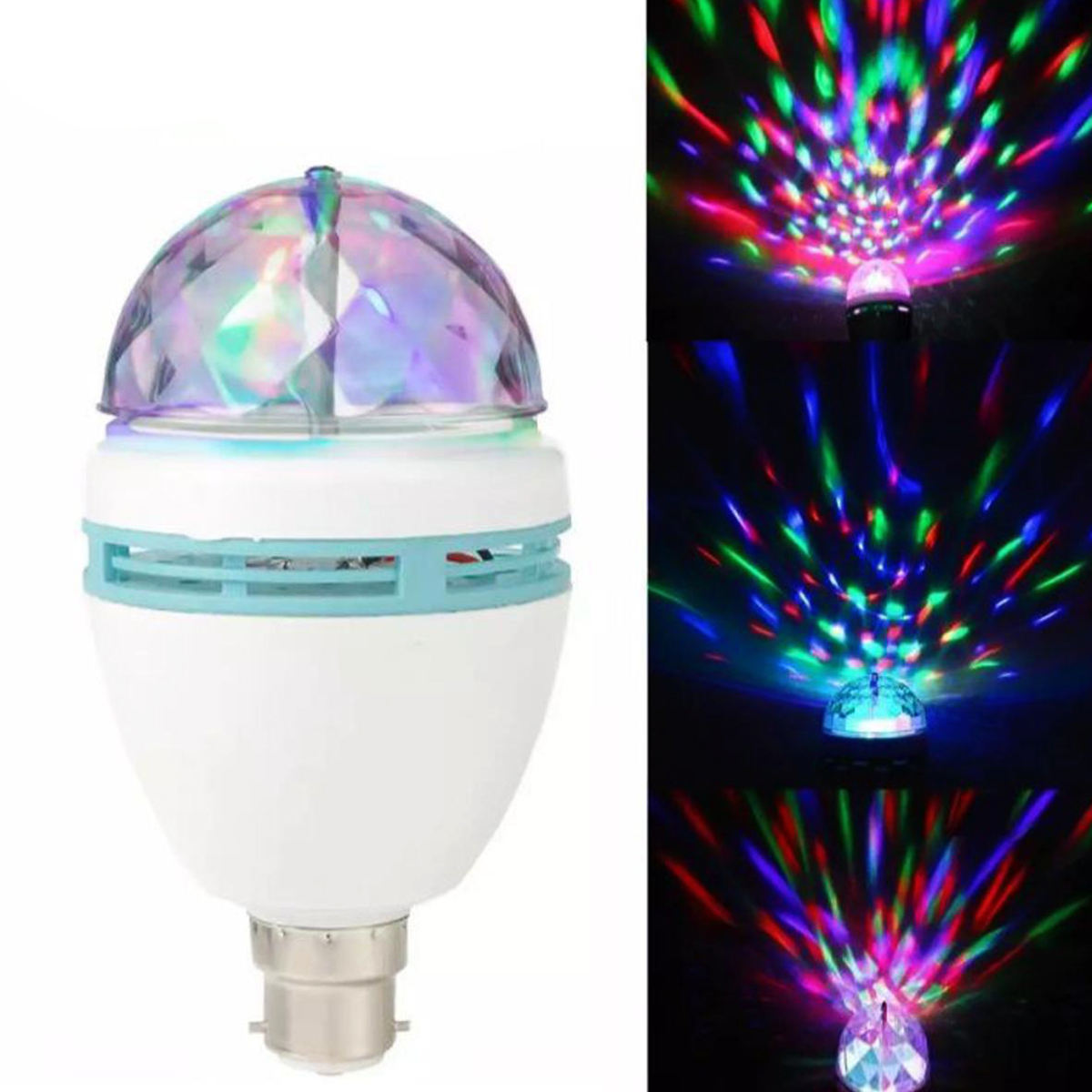 Picture of Colorful LED Bulb Auto Rotating Stage Light-Multicolor