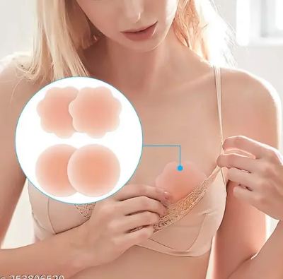 Picture of Woman Washable Breast Pad - 2pcs Washable Breast Pad - Neutral
