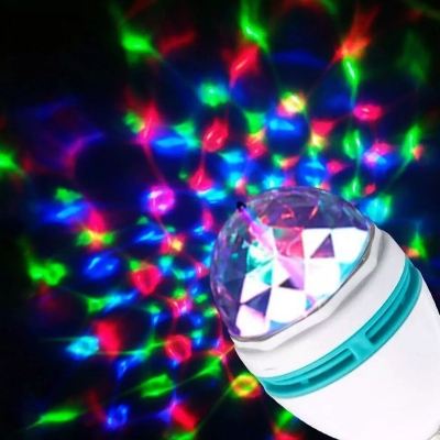 Picture of Colorful LED Bulb Auto Rotating Stage Light-Multicolor