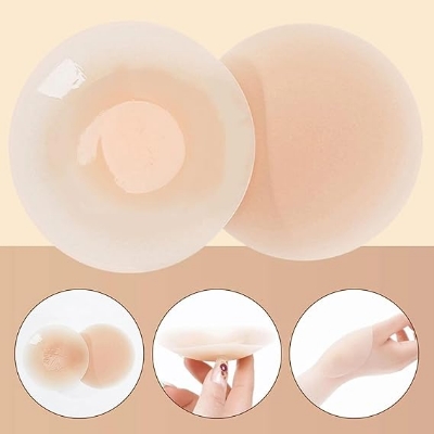 Picture of Woman Washable Breast Pad - 2pcs Washable Breast Pad - Neutral