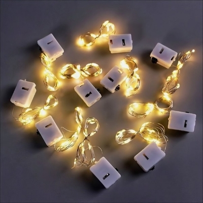 Picture of 2m 20 led fairy lights for room decoration-Gold