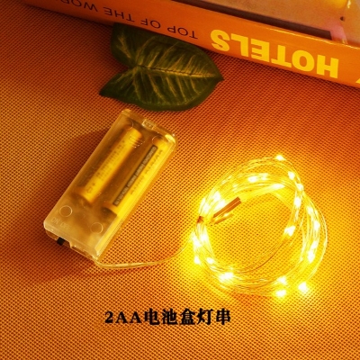 Picture of Led copper string lights 15 feet-Gold