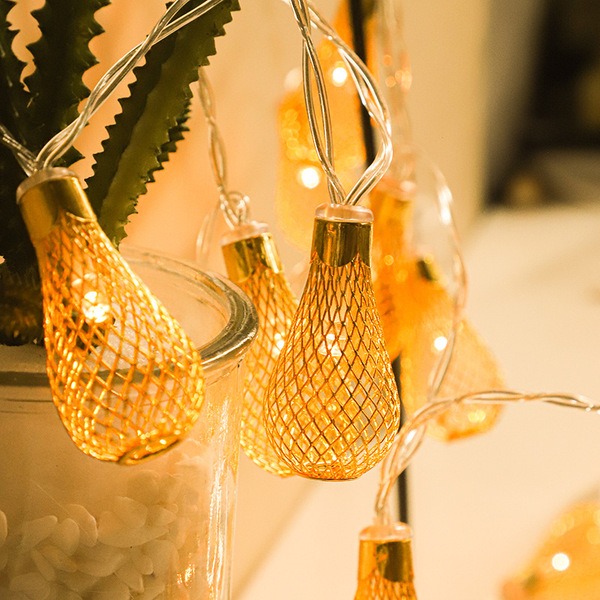Picture of cross-border night light room decoration atmosphere light string-Gold