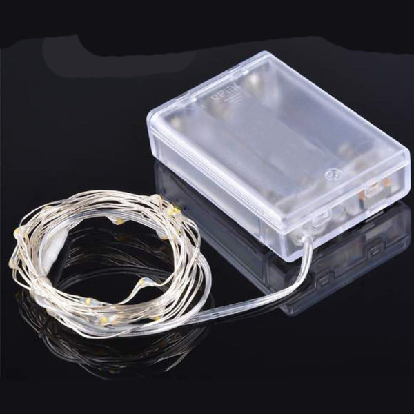 Picture of Led Copper Wire Light Battery Box Copper Wire String Light-Gold