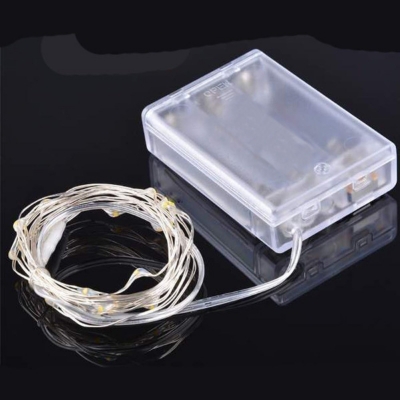 Picture of Led Copper Wire Light Battery Box Copper Wire String Light-Gold